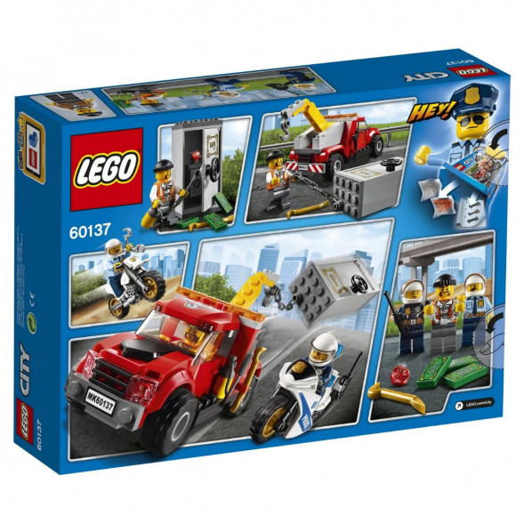 Конструктор LEGO City Police 60137 Побег на буксировщике в Кирове