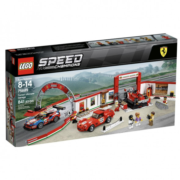 Конструктор LEGO Speed Champions 75889 Гараж Ferrari в Кирове