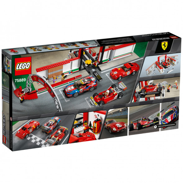 Конструктор LEGO Speed Champions 75889 Гараж Ferrari в Кирове
