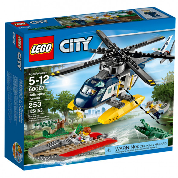 Конструктор LEGO City 60067 Погоня на полицейском вертолёте в Кирове