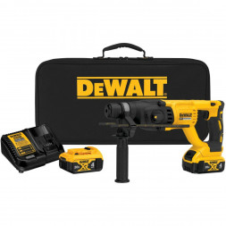 Аккумуляторный перфоратор DEWALT DCH133M2, с 2 АКБ 4 Ач и ЗУ, в сумке