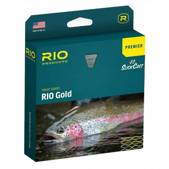 Леска RIO Premier Gold Floating Fly Line WF5F, мох/золото в Кирове
