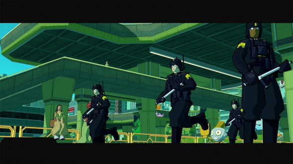 Игра Bomb Rush Cyberfunk [Nintendo Switch, русские субтитры] в Кирове