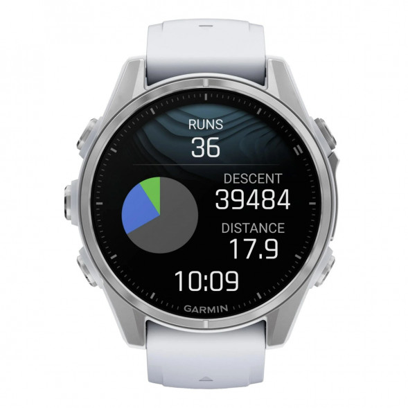 Умные часы Garmin Fenix 8, 43 mm, Whitestone 010-02903-00 в Кирове