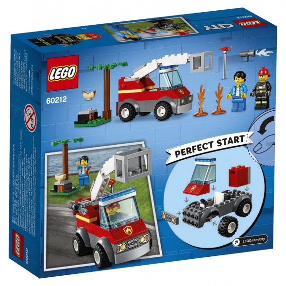 Конструктор LEGO City Fire 60212 Пожар на пикнике в Кирове