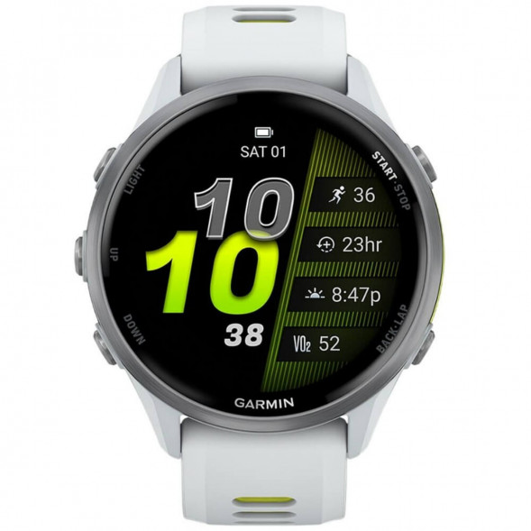 Умные часы Garmin Forerunner 970 Titanium Whitestone/Translucent Amp Yellow Band 010-02969-11 в Кирове