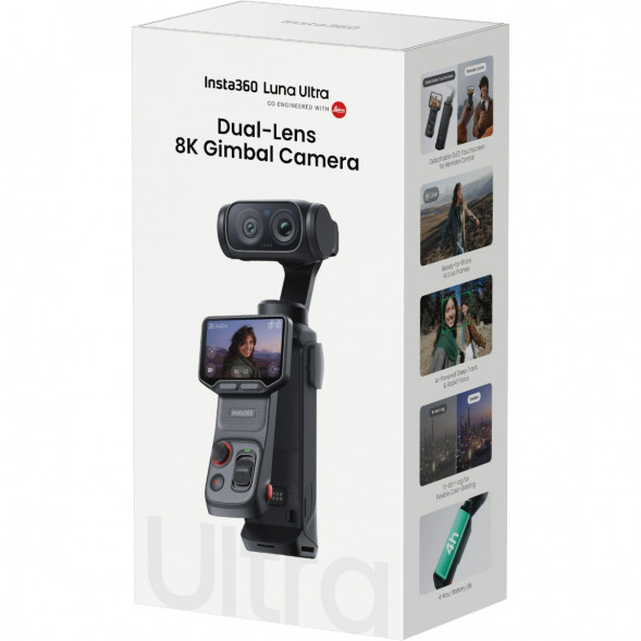 Экшн-камера Insta360 Luna Ultra Standard Combo, Cosmic Black в Кирове
