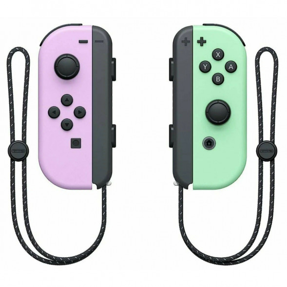Геймпад Nintendo Switch Joy-Con controllers Duo, пастельный пурпурный / пастельный зеленый в Кирове