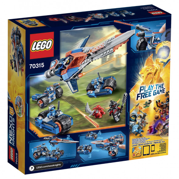 Конструктор LEGO Nexo Knights 70315 Устрашающий разрушитель Клэя в Кирове