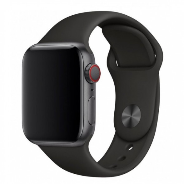 Ремешок для Apple Watch 44mm Black Sport Band (MTPL2ZM/A), черный в Кирове