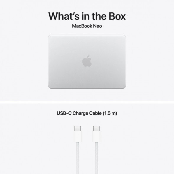 Ноутбук Apple MacBook Neo MHFA4 (A18 Pro 5-Core GPU, 8/256GB), Серебристый/Silver в Кирове
