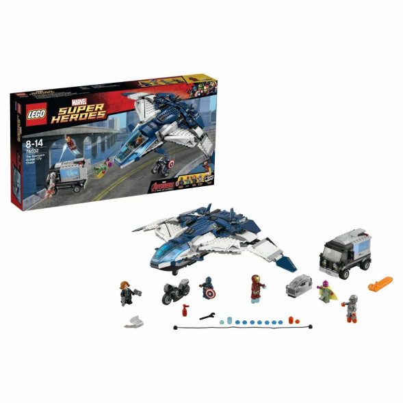 Конструктор LEGO Super Heroes 76032 Погоня на Квинджете Мстителей в Кирове