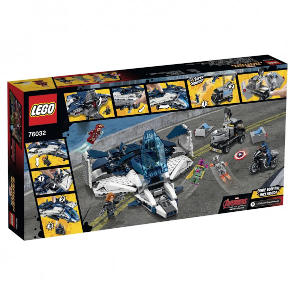 Конструктор LEGO Super Heroes 76032 Погоня на Квинджете Мстителей в Кирове