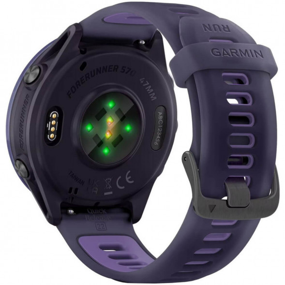 Умные часы Garmin Forerunner 570 47 мм Indigo Aluminium/Translucent Imperial Purple/Indigo 010-02971-02 в Кирове