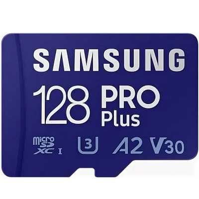 Карта памяти micro SDXC 128Gb Samsung PRO Plus U3 A2 V30 180/130MB/s (MB-MD128G-K) в Кирове