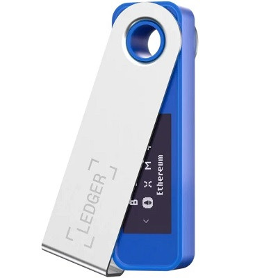 Криптокошелек Ledger Nano S Plus, 1 шт., глубоководный синий в Кирове