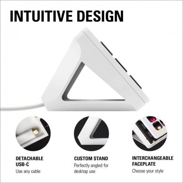 Контроллер Elgato Stream Deck MK.2, белый в Кирове