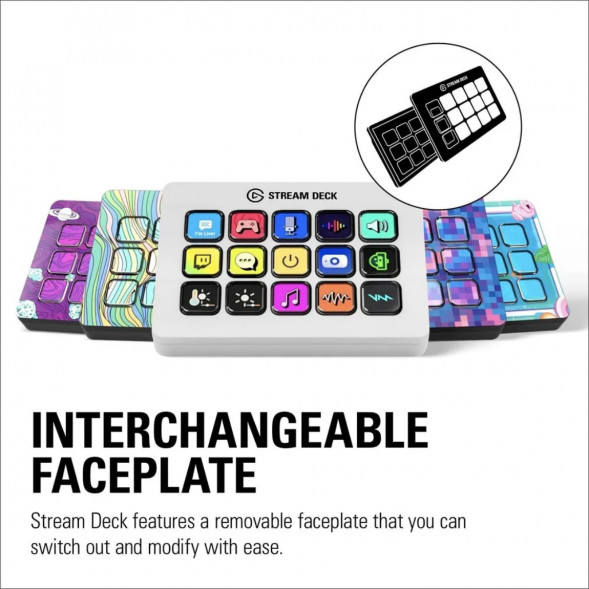 Контроллер Elgato Stream Deck MK.2, белый в Кирове
