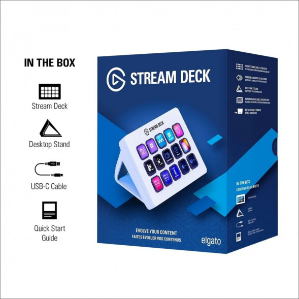 Контроллер Elgato Stream Deck MK.2, белый в Кирове