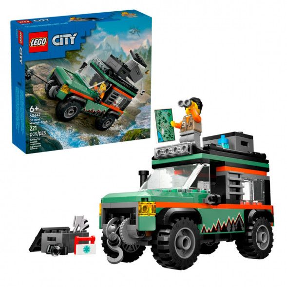 Конструктор LEGO City 60447 Внедорожный горный грузовик в Кирове