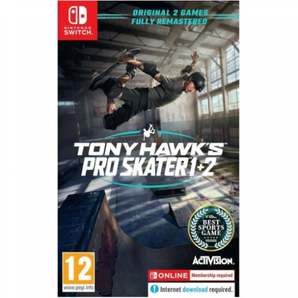 Игра Tony Hawk`s Pro Skater 1+2 [Nintendo Switch, английская версия] в Кирове