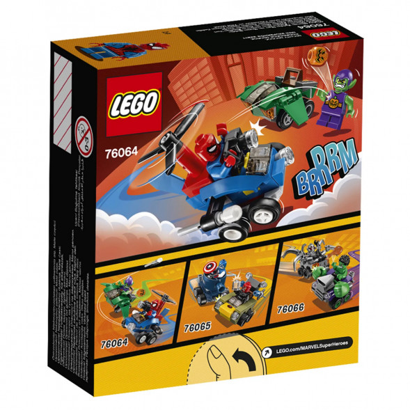 Конструктор LEGO Super Heroes 76064 Человек‑паук против Зелёного Гоблина в Кирове