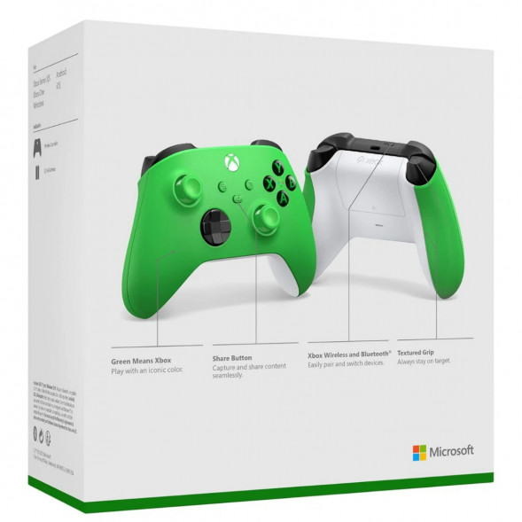 Геймпад Microsoft Xbox Series, velocity green в Кирове