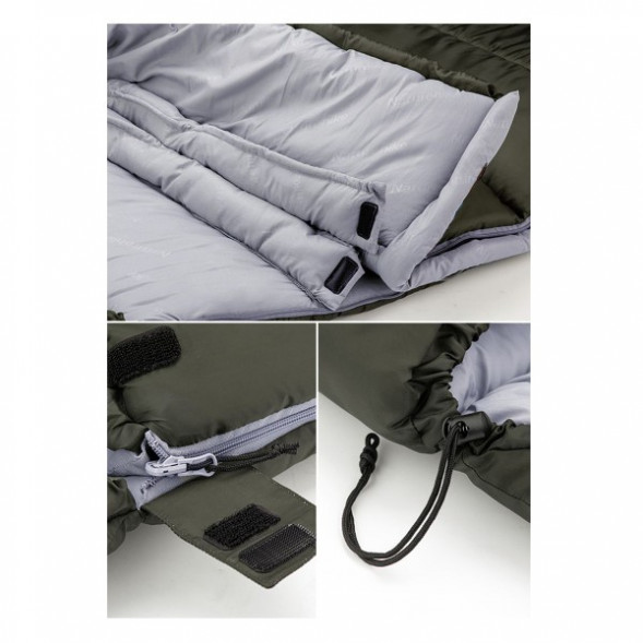 Спальный мешок Naturehike U350S (Левый), коричневый в Кирове