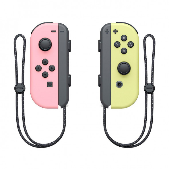 Геймпад Nintendo Switch Joy-Con controllers Duo, пастельный розовый / пастельный жёлтый в Кирове