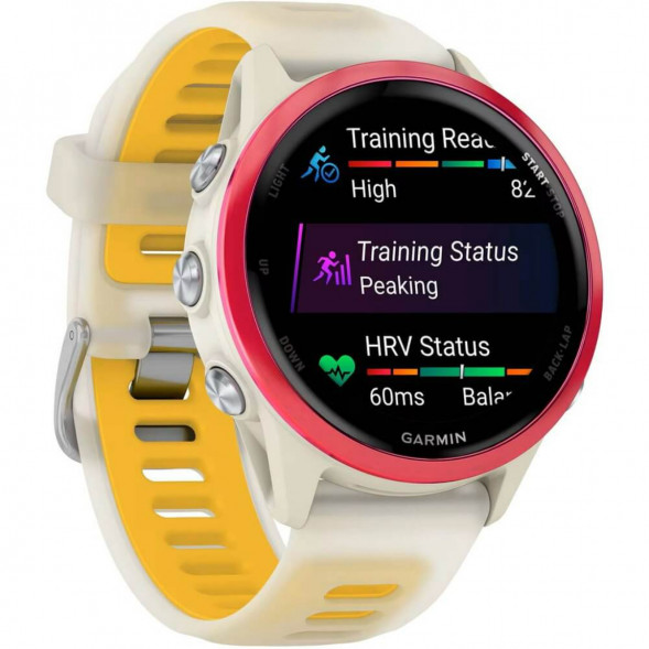 Умные часы Garmin Forerunner 570 42 мм Raspberry Aluminium/Translucent Bone/Mango 010-02970-02 в Кирове