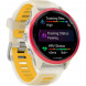Умные часы Garmin Forerunner 570 42 мм Raspberry Aluminium/Translucent Bone/Mango 010-02970-02 в Кирове