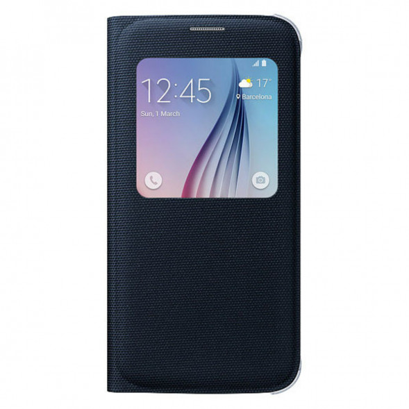 Чехол для Samsung Galaxy S6 S-View Cover (EF-CG920BBE), Black в Кирове