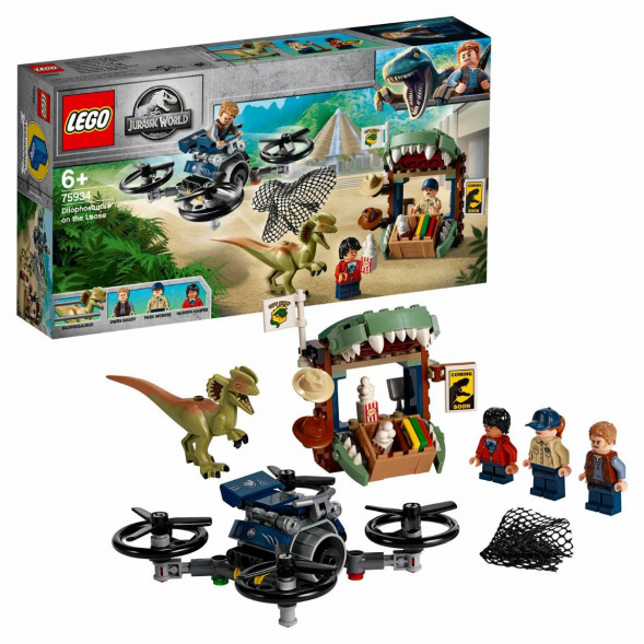 Конструктор LEGO Jurassic World 75934 Побег дилофозавра в Кирове