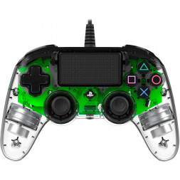Геймпад проводной Nacon Illuminated Compact PS4, зеленый