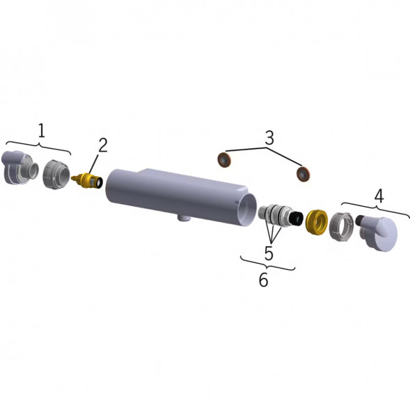 Термостатический смеситель для душа Oras Optima (7160), хром в Кирове