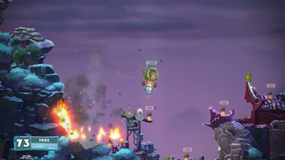 Игра Worms Battlegrounds + Worms W.M.D. Double Pack [PS4, английская версия + русские субтитры] в Кирове