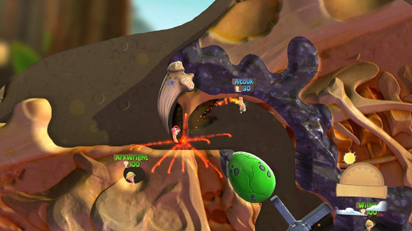 Игра Worms Battlegrounds + Worms W.M.D. Double Pack [PS4, английская версия + русские субтитры] в Кирове