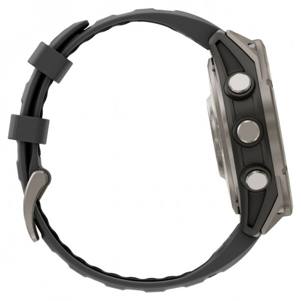 Умные часы Garmin Fenix 8 PRO, 51 мм, AMOLED, Sapphire, Titanium with Graphite/Black Silicone Band 010-03199-10 в Кирове