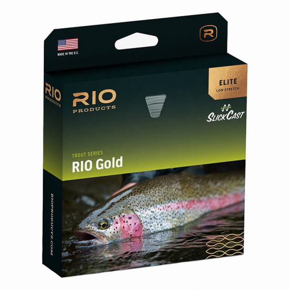 Леска RIO Elite Gold WF5F, Moss/Gold/Gray в Кирове