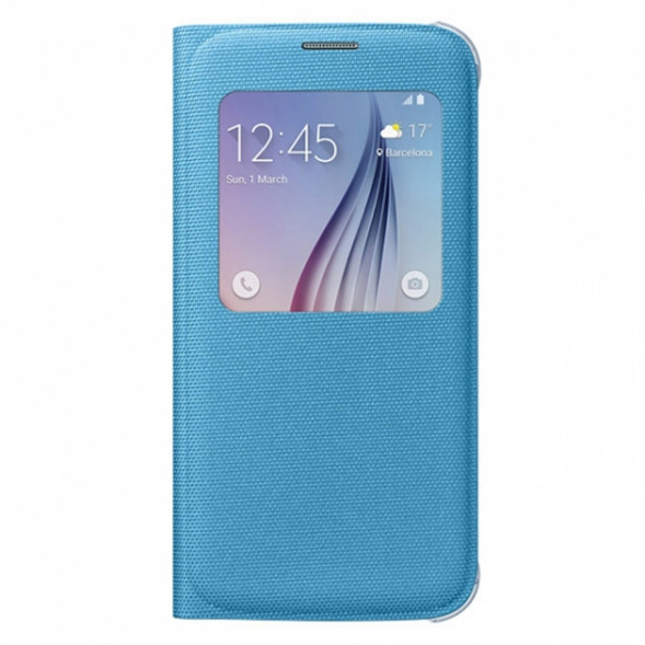 Чехол для Samsung Galaxy S6 S-View Cover (EF-CG920BLE), Blue в Кирове