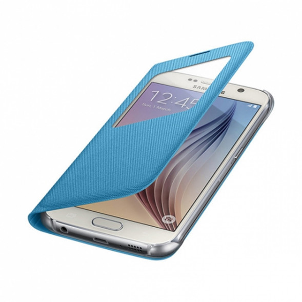 Чехол для Samsung Galaxy S6 S-View Cover (EF-CG920BLE), Blue в Кирове