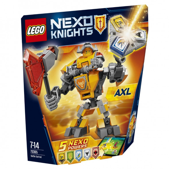 Конструктор LEGO Nexo Knights 70365 Боевые доспехи Акселя в Кирове