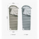 Спальный мешок Naturehike M300 (Левый), серый в Кирове