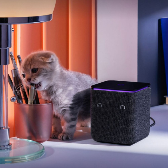 Умная колонка Яндекс Станция Миди с Алисой на YaGPT, чёрный в Кирове