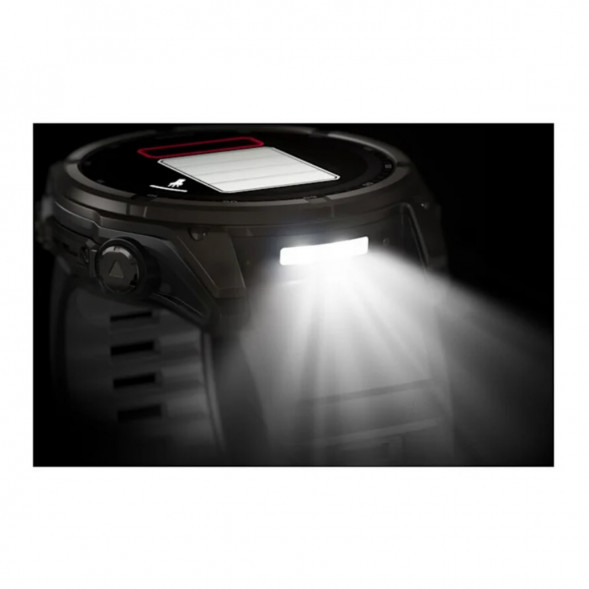 Умные часы Garmin Fenix 8, 51 мм, Solar, Sapphire Carbon Gray DLC Titanium with Black/Pebble Gray Silicone 010-02907-10 в Кирове