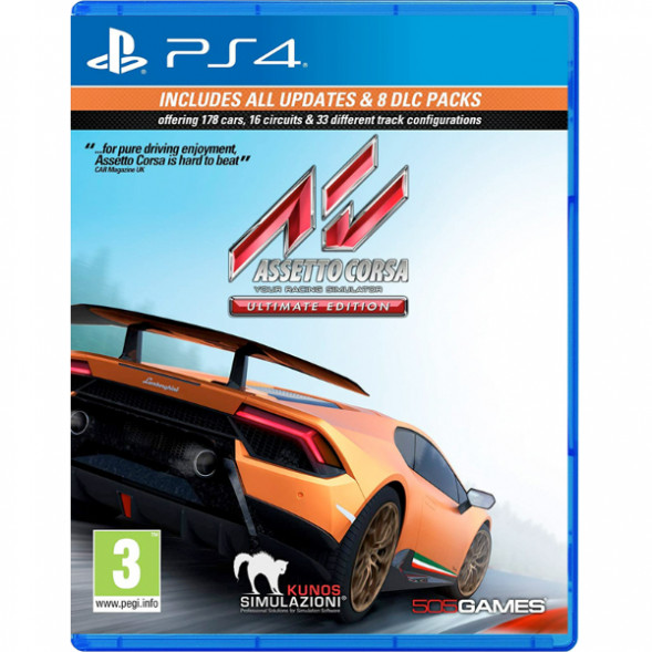 Игра Assetto Corsa. Ultimate Edition [PS4, русские субтитры] в Кирове