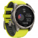 Умные часы Garmin Fenix 8, 51 мм, Solar, Sapphire Titanium with AMP Yellow/Graphite Silicone Band 010-02907-20 в Кирове
