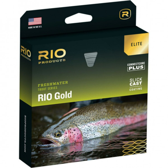 Леска RIO Elite Gold WF8F, Moss/Gold/Gray в Кирове