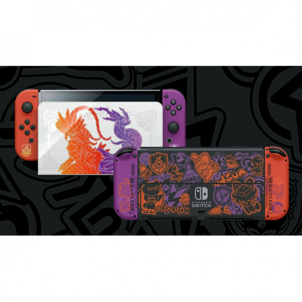Игровая приставка Nintendo Switch OLED 64 ГБ, Pokemon Scarlet &amp;amp; Violet Edition в Кирове