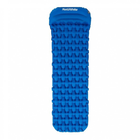 Надувной коврик туристический Naturehike FC-12, синий в Кирове
